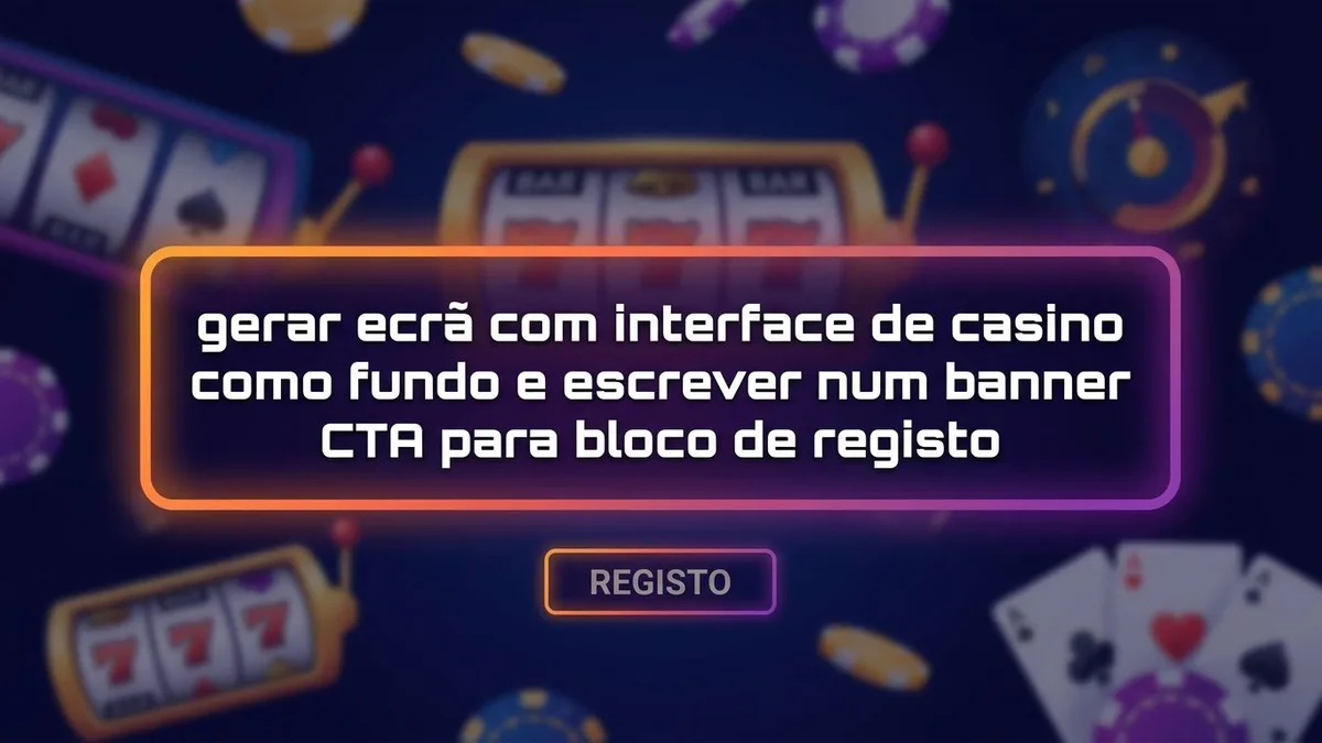 Registo com bónus